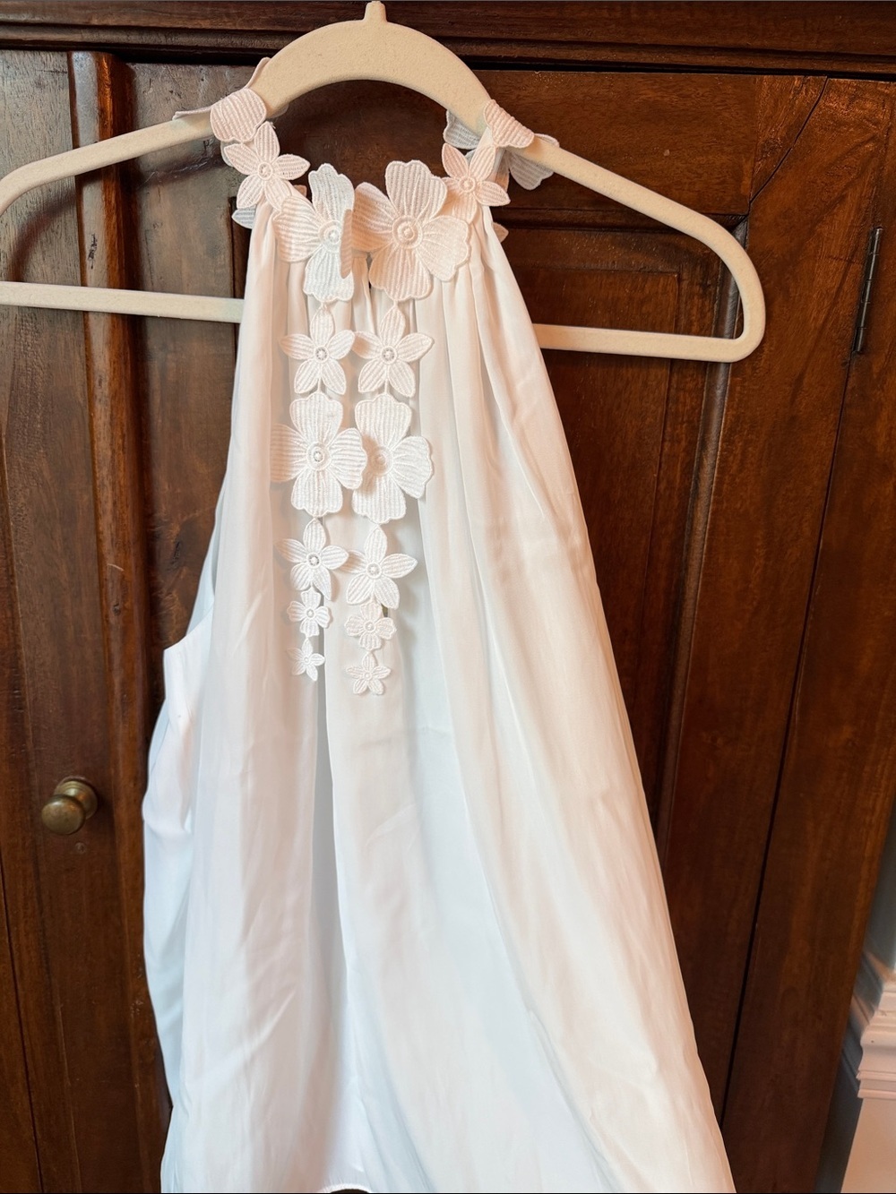 Ramy Brook Floral Appliqué Sleeveless Top - Picture 3 of 12